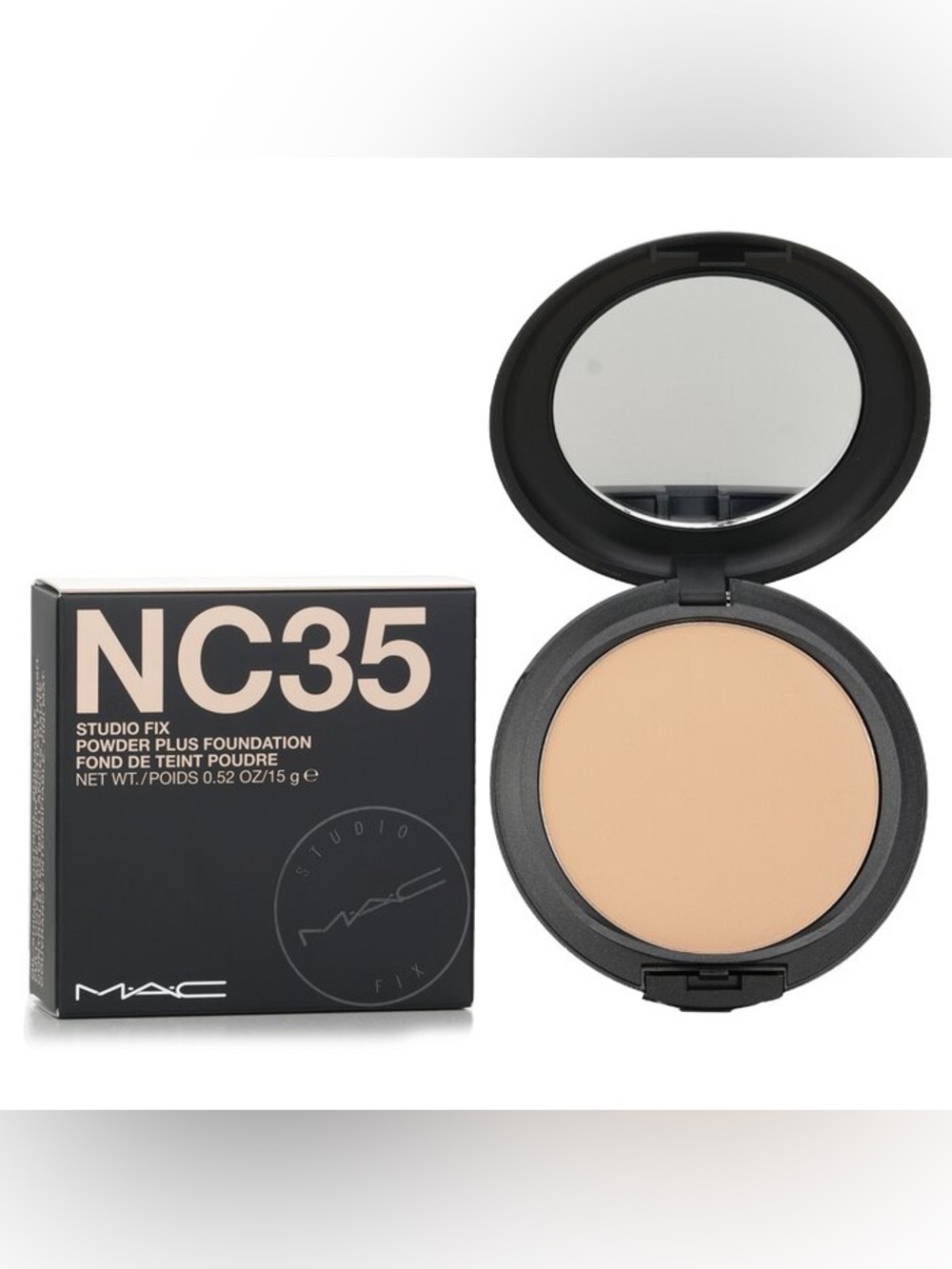 MAC Cosmetics Studio Fix Powder Plus Foundation -NC35- [ORIGINAL FORMULA] NEW